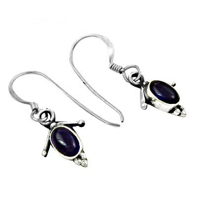 925 silver lapis lazuli earrings for women | gemstone jewelry