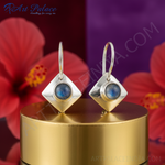 Load image into Gallery viewer, 925 Silver Moonstone Drop Earrings for Women | Dainty Jewelry