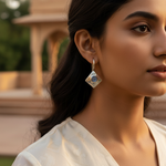 将图像加载到图库查看器中, 925 Silver Moonstone Drop Earrings for Women | Dainty Jewelry
