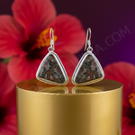 Load image into Gallery viewer, 925 Silver Gemstone Triangle Earrings | For Women | Gift