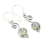 Load image into Gallery viewer, 925 Silver Moonstone Dangle Earrings for Women | Gift