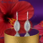 Load image into Gallery viewer, 925 Silver Moonstone Teardrop Earrings for Women | Dainty Jewelry