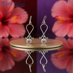 Load image into Gallery viewer, 925 Silver Earrings with Gemstone | Dangle Earrings for Women