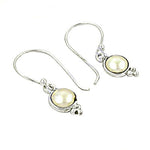 将图像加载到图库查看器中, 925 Silver Pearl Drop Earrings for Women | Elegant Jewelry