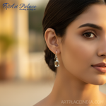Load image into Gallery viewer, 925 Silver Citrine Drop Earrings | Women's Jewelry Gift