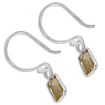 Load image into Gallery viewer, 925 Silver Citrine Drop Earrings | Women's Jewelry Gift