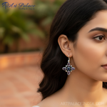 Load image into Gallery viewer, 925 Silver Amethyst Drop Earrings for Women | Floral Jewelry