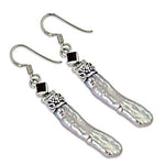 Load image into Gallery viewer, 925 Silver Freshwater Pearl Garnet Earrings | Women's Jewelry