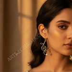 Load image into Gallery viewer, 925 Silver Multi-Gemstone Dangle Earrings | Women's Jewelry