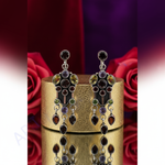 Load image into Gallery viewer, 925 Silver Multi-Gemstone Chandelier Earrings | Women's Jewelry