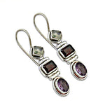 Load image into Gallery viewer, 925 Silver Gemstone Drop Earrings for Women | Dangle Jewelry