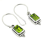Load image into Gallery viewer, 925 Silver Peridot Earrings for Women | Green Gemstone Jewelry