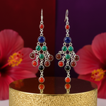 Load image into Gallery viewer, 925 Silver Gemstone Dangle Earrings | Women's Fashion Jewelry