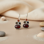 Load image into Gallery viewer, 925 Silver Gemstone Earrings for Women | Dangle Earrings
