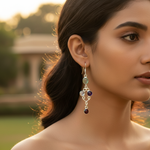 Load image into Gallery viewer, 925 Sterling Silver Gemstone Drop Earrings for Women | Gift