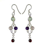 Load image into Gallery viewer, 925 Sterling Silver Gemstone Drop Earrings for Women | Gift