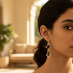 Load image into Gallery viewer, 925 Silver Gemstone Drop Earrings for Women | Dangle Earrings