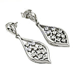 Load image into Gallery viewer, 925 Silver Cubic Zirconia Dangle Earrings for Women