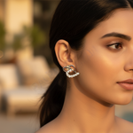 Load image into Gallery viewer, 925 Silver Cubic Zirconia Heart Stud Earrings for Women