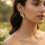 Load image into Gallery viewer, 925 Silver Cubic Zirconia Earrings for Women | Elegant Jewelry