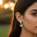 Load image into Gallery viewer, 925 Silver Cubic Zirconia Stud Earrings for Women | Gift Jewelry