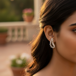 Load image into Gallery viewer, 925 Silver Cubic Zirconia Stud Earrings | Women's Jewelry Gift
