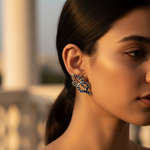 Load image into Gallery viewer, 925 Silver Blue Sapphire Earrings for Women | Dainty Jewelry
