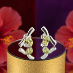 Load image into Gallery viewer, Pendientes de peridoto en plata 925 para mujer | Joyas con piedras preciosas verdes