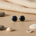 将图像加载到图库查看器中, 925 Silver Stud Earrings | Dark Blue Gemstone | For Women