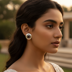 将图像加载到图库查看器中, 925 Silver Garnet Stud Earrings for Women | Gemstone Jewelry