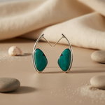Load image into Gallery viewer, 925 Silver Turquoise Earrings for Women | Statement Jewelry