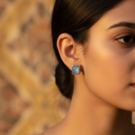 Load image into Gallery viewer, 925 Silver Moonstone Stud Earrings for Women | Gift Jewelry