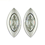 将图像加载到图库查看器中, Silver Marquise Crystal Stud Earrings | Women's Jewelry Gift