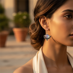 Load image into Gallery viewer, 925 Silver Moonstone Earrings for Women | Daily Wear Jewelry