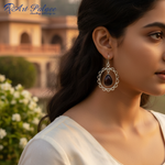 Load image into Gallery viewer, Pendientes de lágrima de granate en plata 925 para mujer | Joyas colgantes