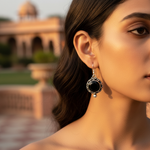 Load image into Gallery viewer, 925 Silver Black Onyx Dangle Earrings for Women | Gift