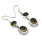 Load image into Gallery viewer, 925 Silver Gemstone Drop Earrings for Women | Dangle Earrings