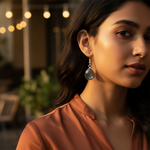 Load image into Gallery viewer, 925 Silver Labradorite Teardrop Earrings for Women | Gift Jewelry