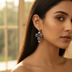 Load image into Gallery viewer, 925 Silver Amethyst Drop Earrings for Women | Gemstone Jewelry