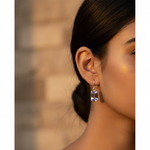 Load image into Gallery viewer, 925 Silver Amethyst Drop Earrings for Women | Daily Wear Gift