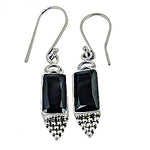 Load image into Gallery viewer, 925 Silver Black Onyx Dangle Earrings | Women's Jewelry Gift