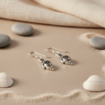 将图像加载到图库查看器中, 925 Silver Smoky Quartz Drop Earrings for Women | Dangle Earrings