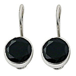 Load image into Gallery viewer, 925 Silver Black Onyx Drop Earrings for Women | Daily Wear Gift