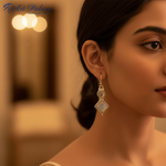 Load image into Gallery viewer, 925 Silver Moonstone Drop Earrings for Women | Dangle Earrings