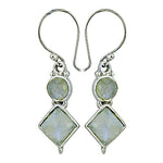 Load image into Gallery viewer, 925 Silver Moonstone Drop Earrings for Women | Dangle Earrings