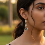 Load image into Gallery viewer, 925 Silver Labradorite Earrings | Women's Teardrop Jewelry