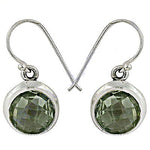Load image into Gallery viewer, 925 Silver Green Amethyst Drop Earrings for Women | Gift