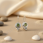 Load image into Gallery viewer, 925 Silver Peridot Earrings for Women | Dangle Drop Earrings