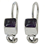 Load image into Gallery viewer, 925 Silver Amethyst Drop Earrings for Women | Gift Jewelry