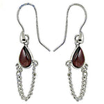 将图像加载到图库查看器中, 925 Silver Teardrop Gemstone Earrings for Women | Gift